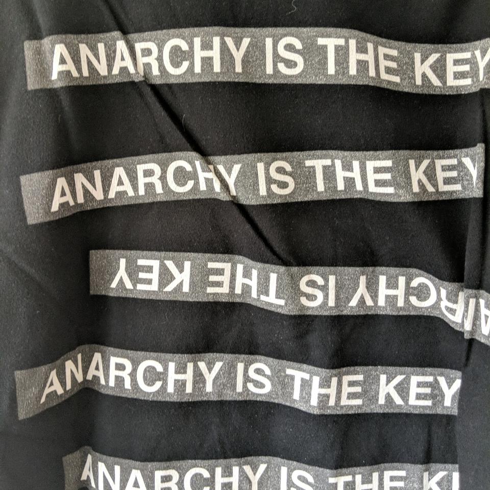 Supreme Undercover Anarchy is the key tee Black - Depop