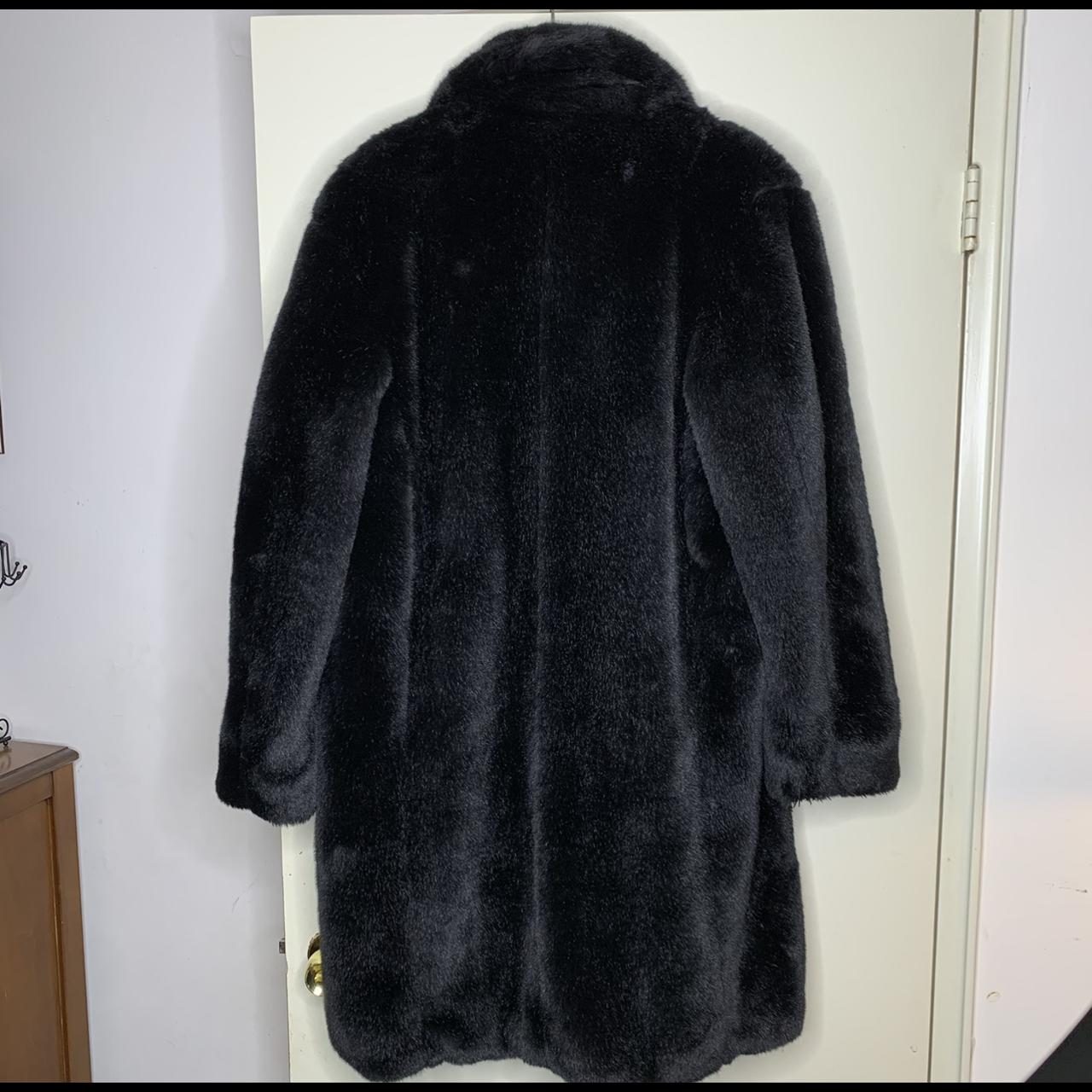 | Zara Man Faux Fur Coat | Color: Black | Size: S |... - Depop