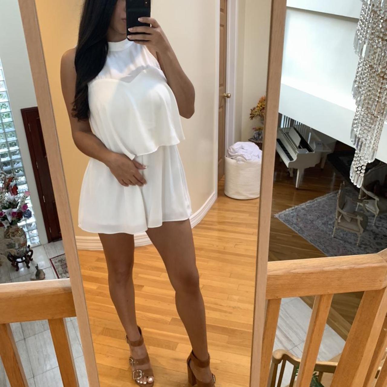 DO & BE Flowy White Romper This romper gives total... - Depop