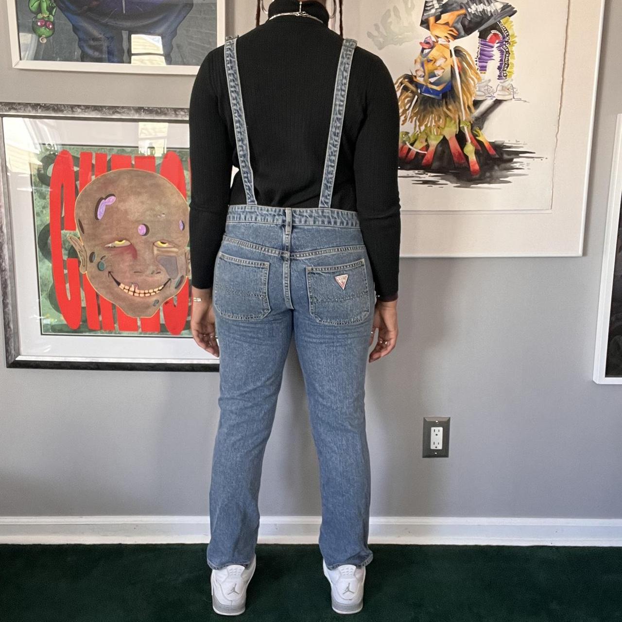 Asap rocky guess overalls sale