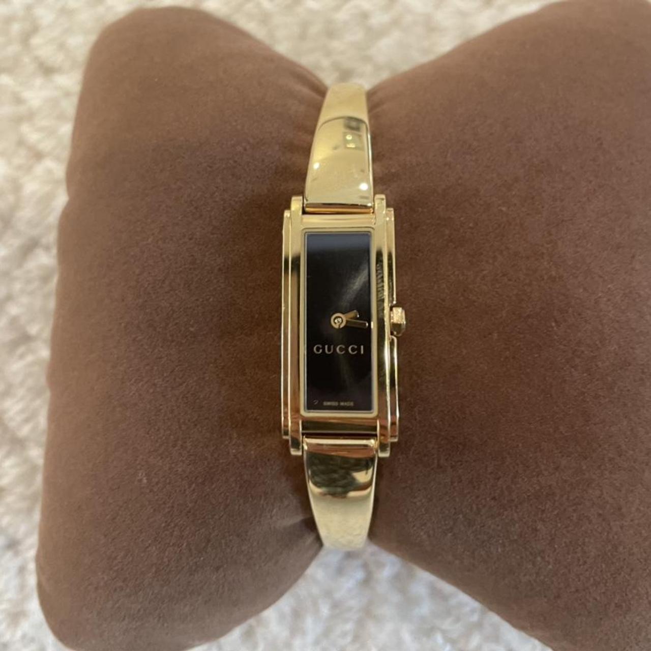 Gucci watch sale 18k gold