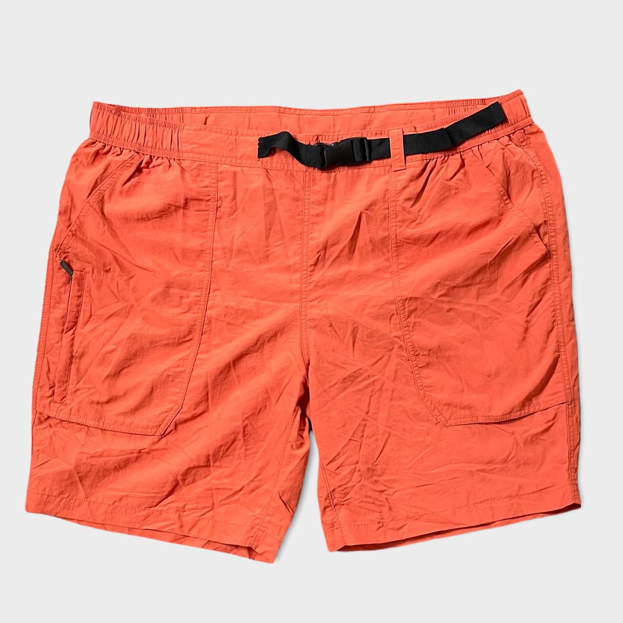 Eddie Bauer Orange Classic Swim Trunks Size 2XL... - Depop