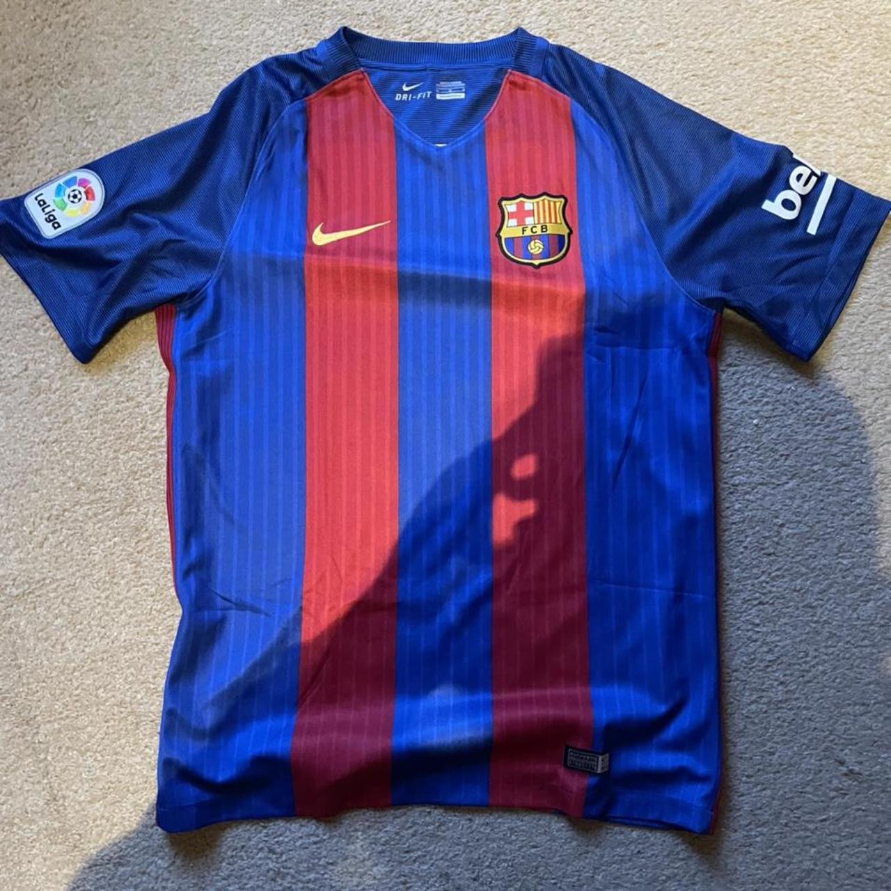 BARCELONA 16/17 HOME SHIRT *NO FRONT SPONSOR* | SIZE... - Depop