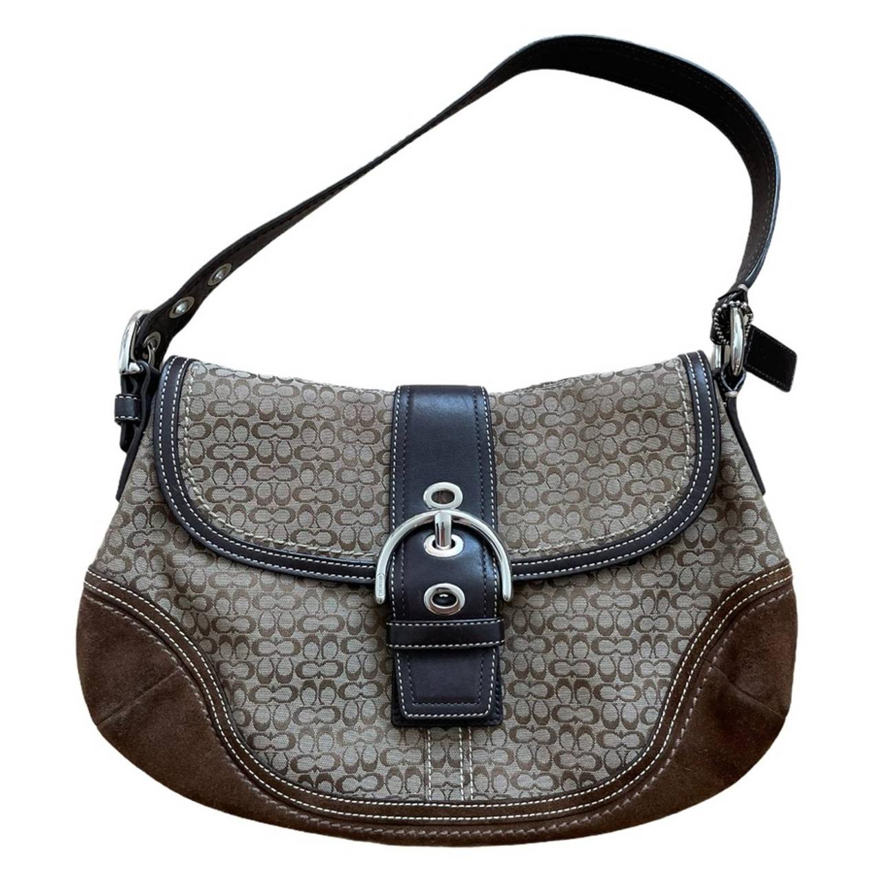 Coach Soho Buckle Bag Brown Suede in used condition. | Depop
