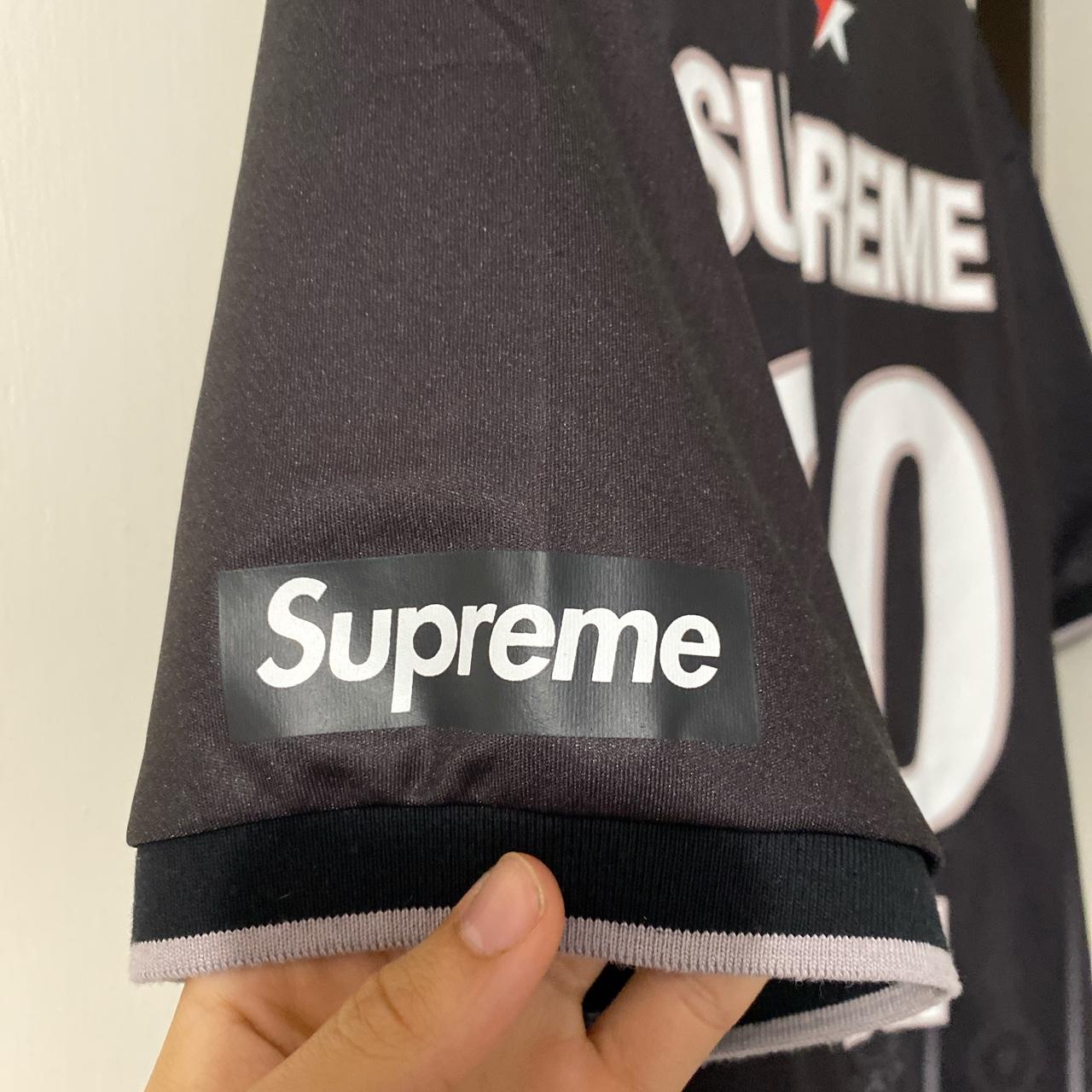 Supreme Arabic Logo Soccer Jersey 🔥 Bought at - Depop