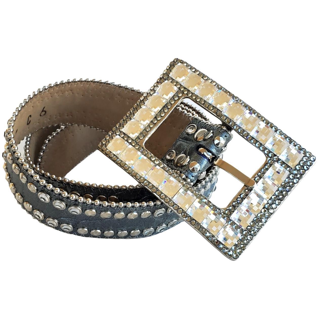 BB Simon Swarovski Crystal Belt XL Designer... - Depop