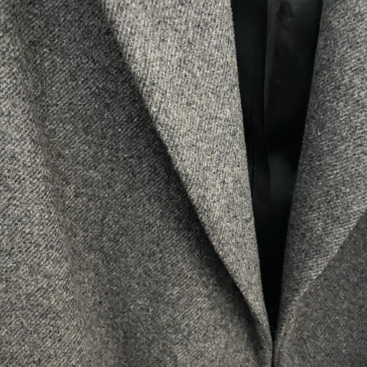 Like new worn once Zara basic gray wool coat. Sz M... - Depop