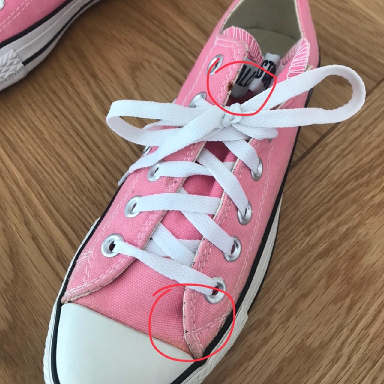 fake pink converse