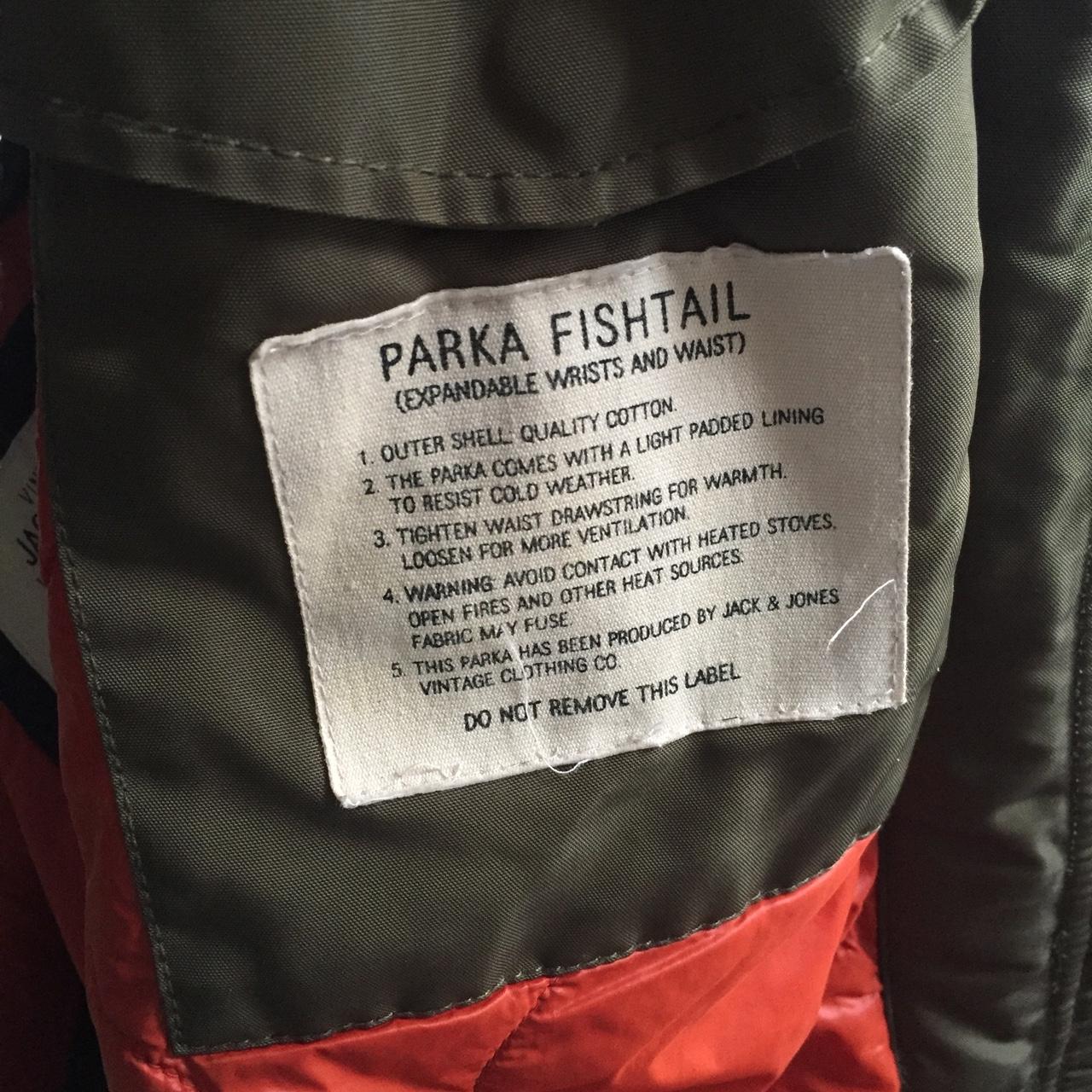 Jack & jones outlet originals parka with fishtail