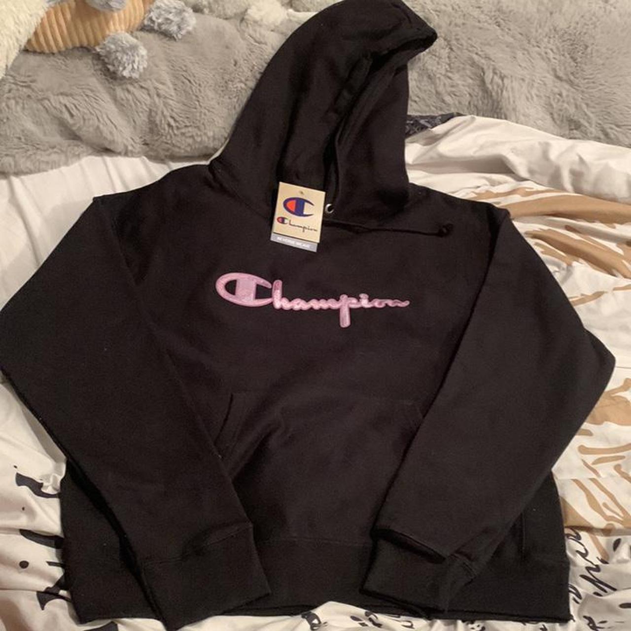 Black and hotsell purple champion hoodie