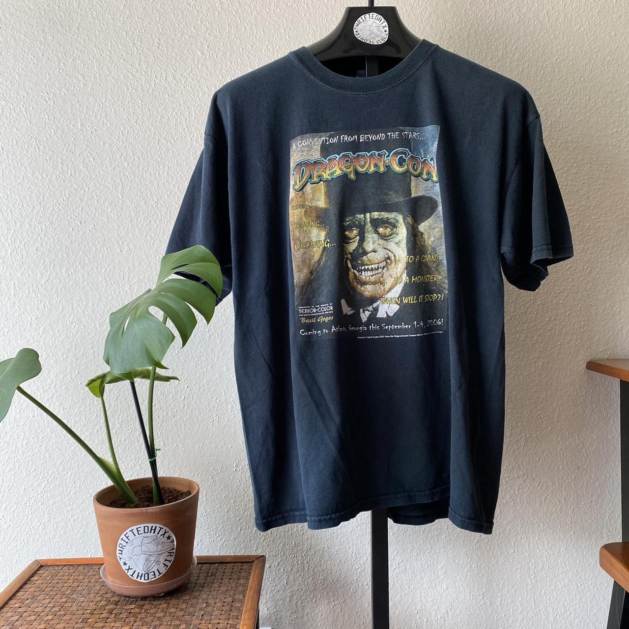 Vintage Dragon Con Basil Gogos Short Sleeve T Shirt... Depop