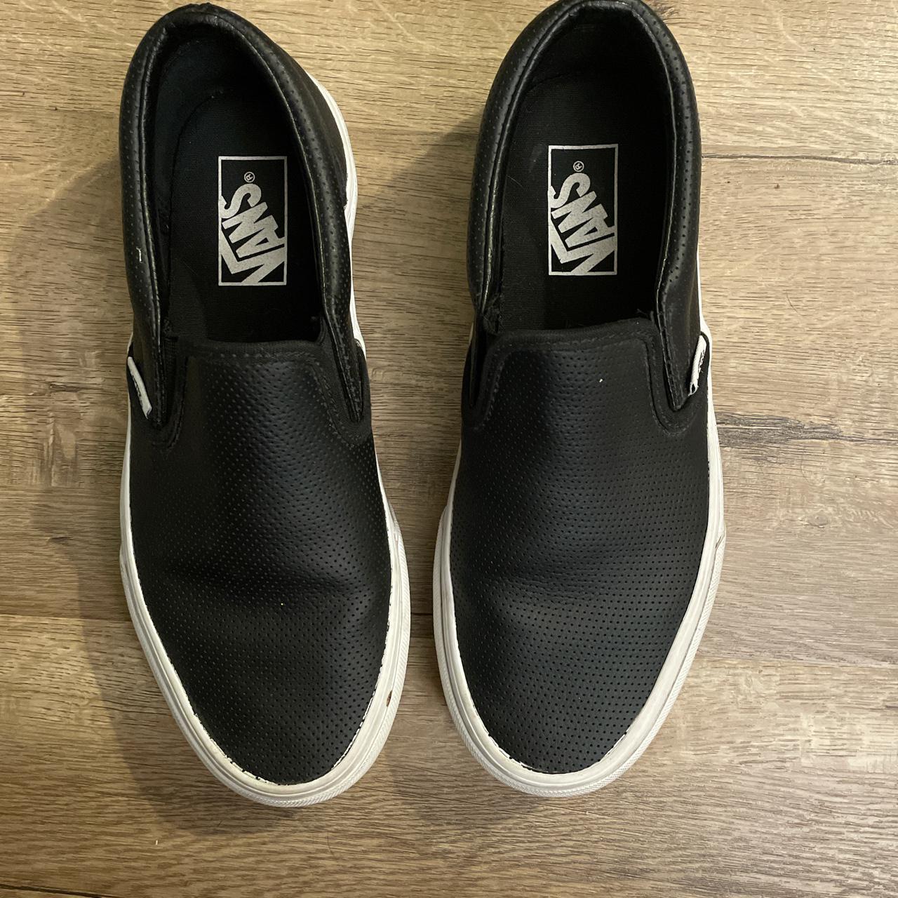 Vans perforated slip on sale ons