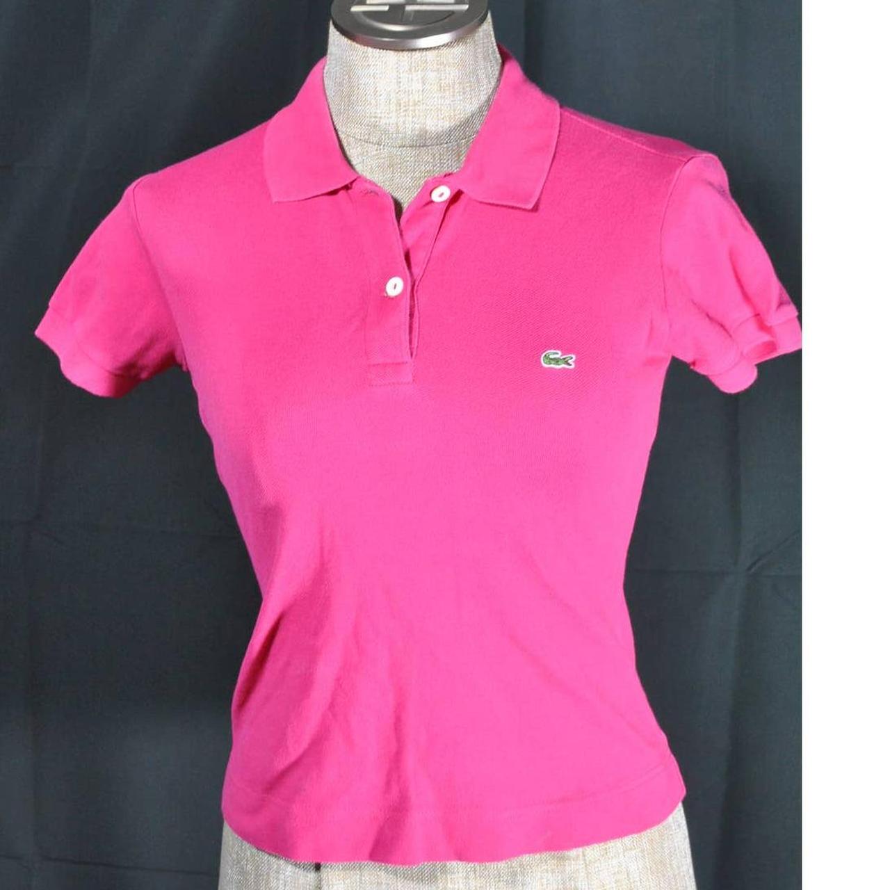 Product Image 1 - Lacoste Pink Cap Sleeve Pique