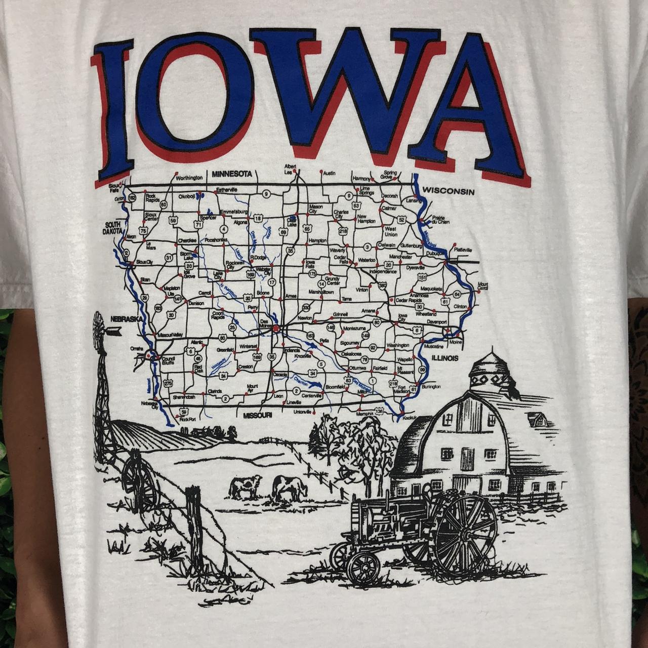 Product Image 3 - Vintage late 90s Iowa map