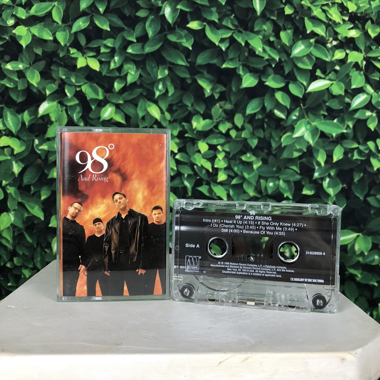 98 Degrees And Rising cassette tape. Featuring, “I