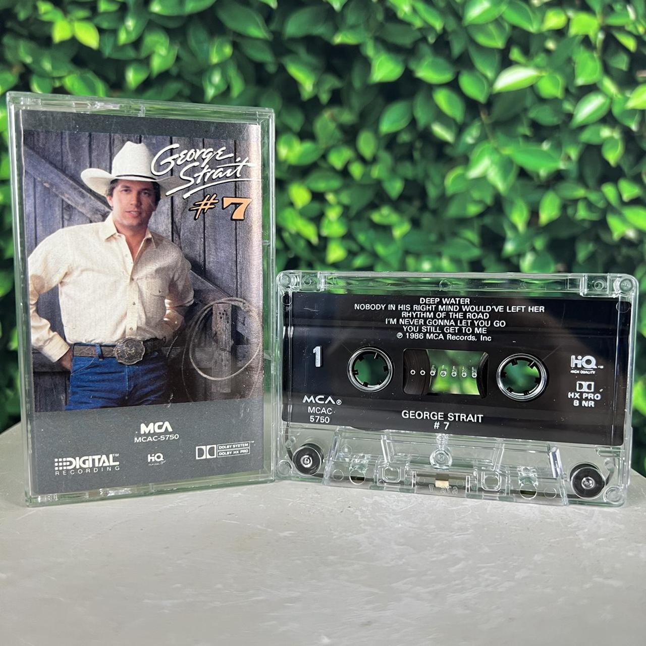 1986 George Strait album #7 on cassette. Tape is... - Depop