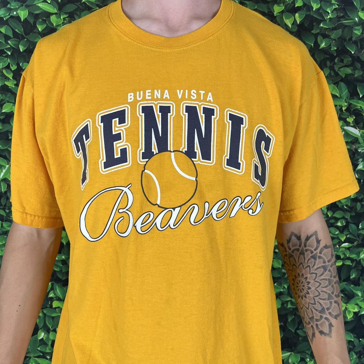 Y2K tennis high school graphic tee See