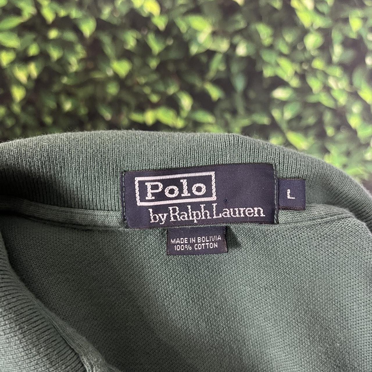 Polo Ralph Lauren Men's Green and Navy Polo-shirts | Depop