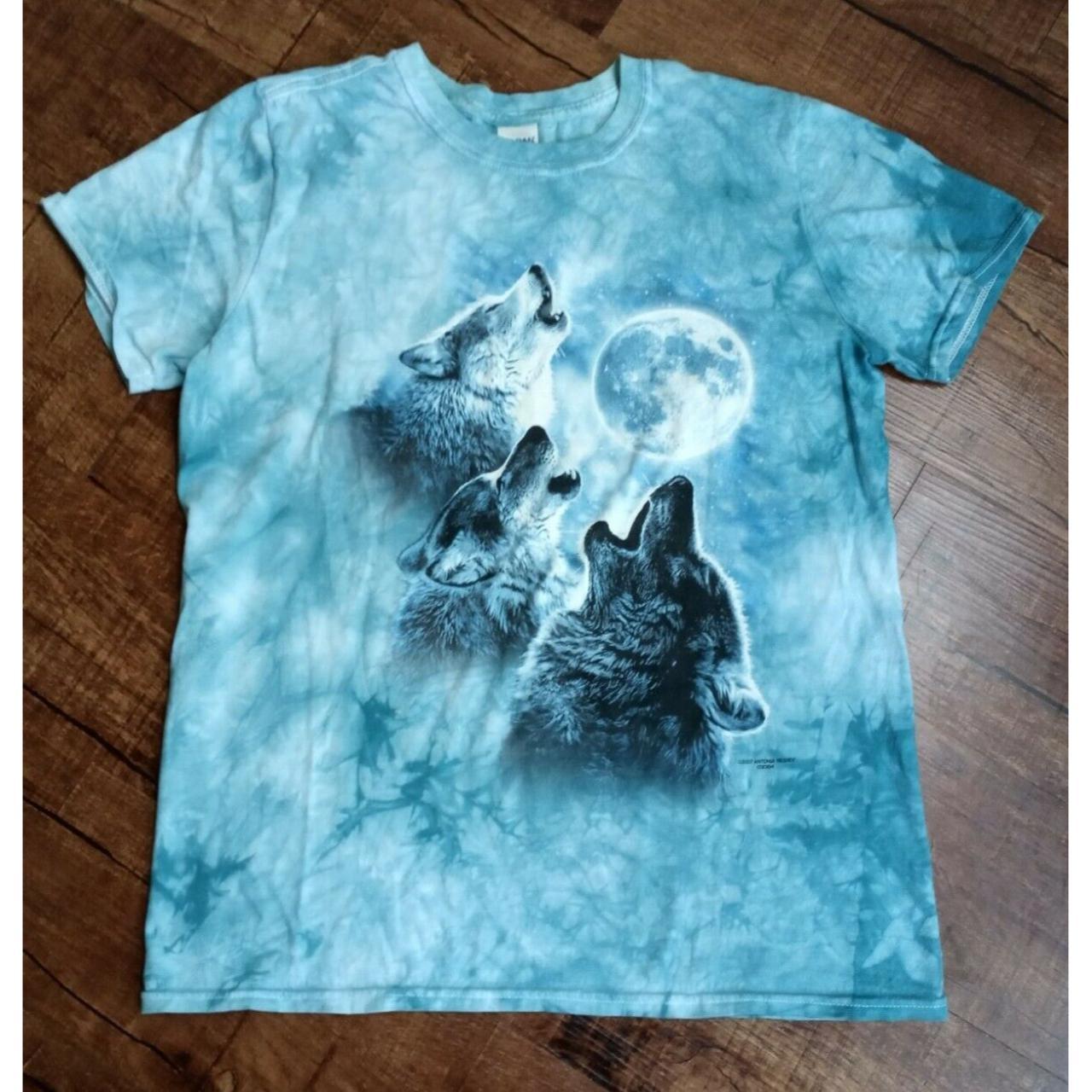 Antonia Neshev Three Wolf Moon Tie Dye Graphic T... - Depop