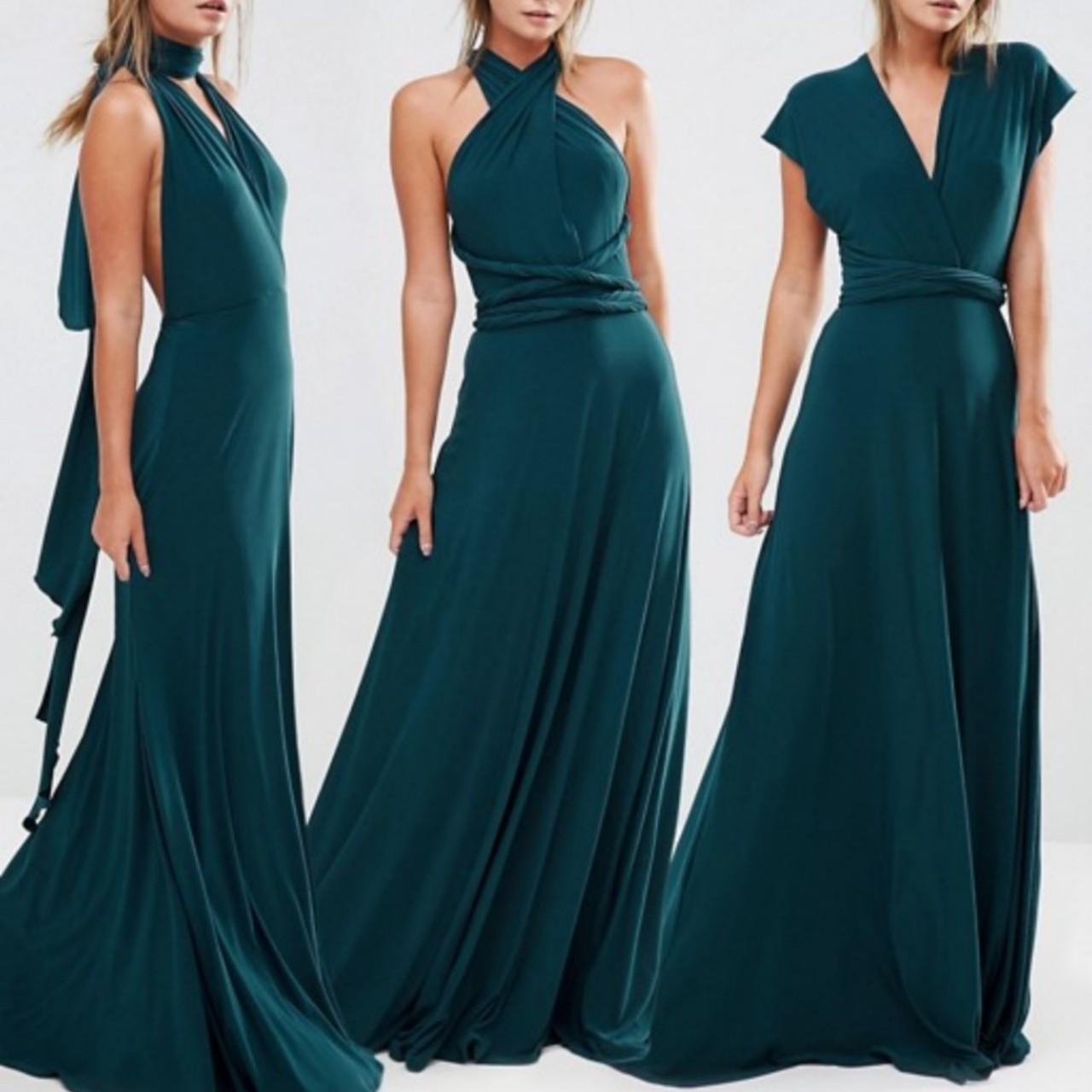 Coast dark cheap green dress