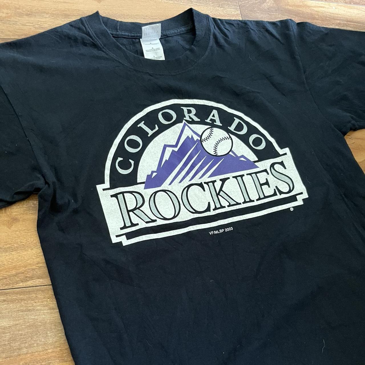 Rockies Men's T-Shirt - Black - L