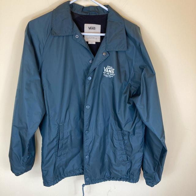 light blue vans jacket