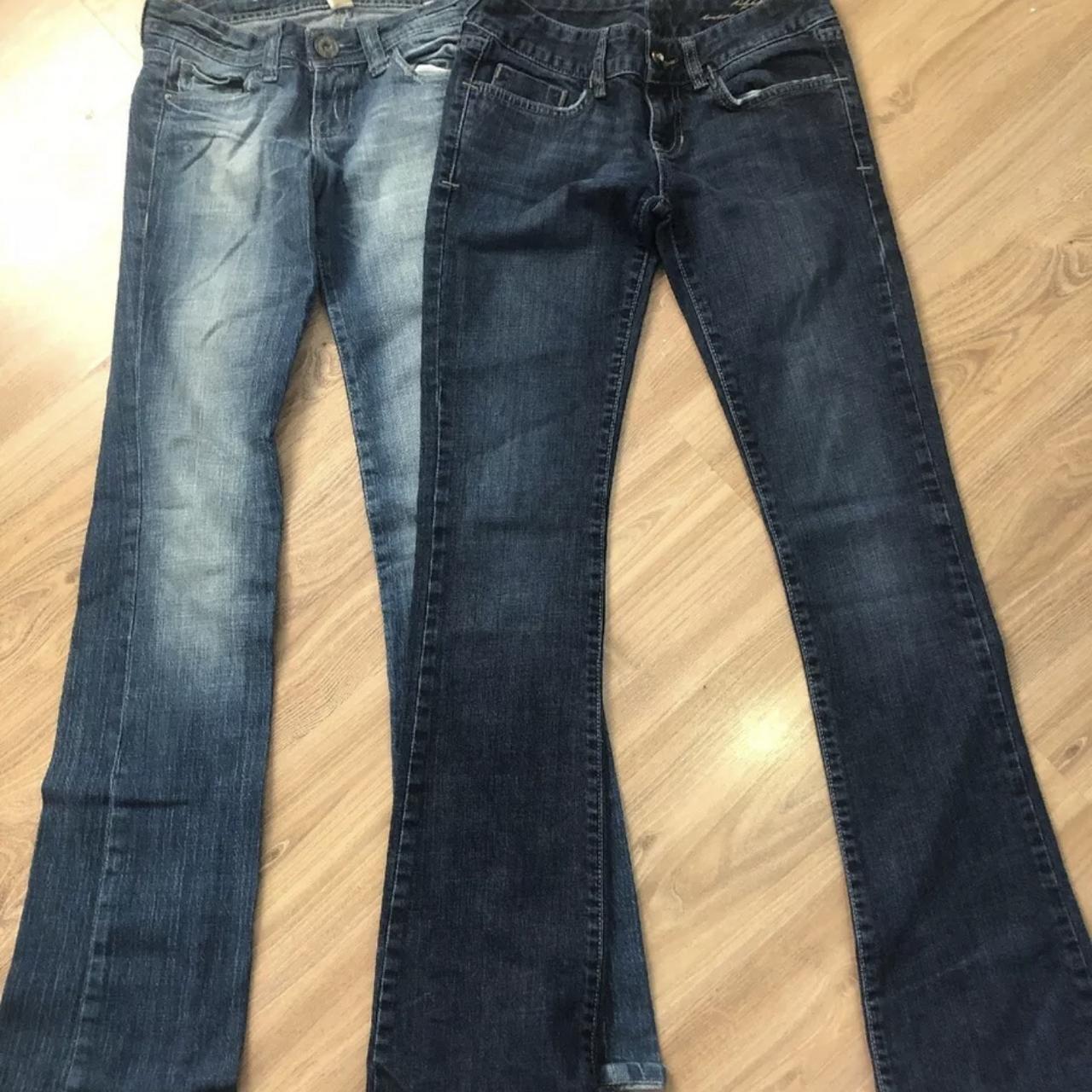 2x Zara bootcut jeans size 8 Depop