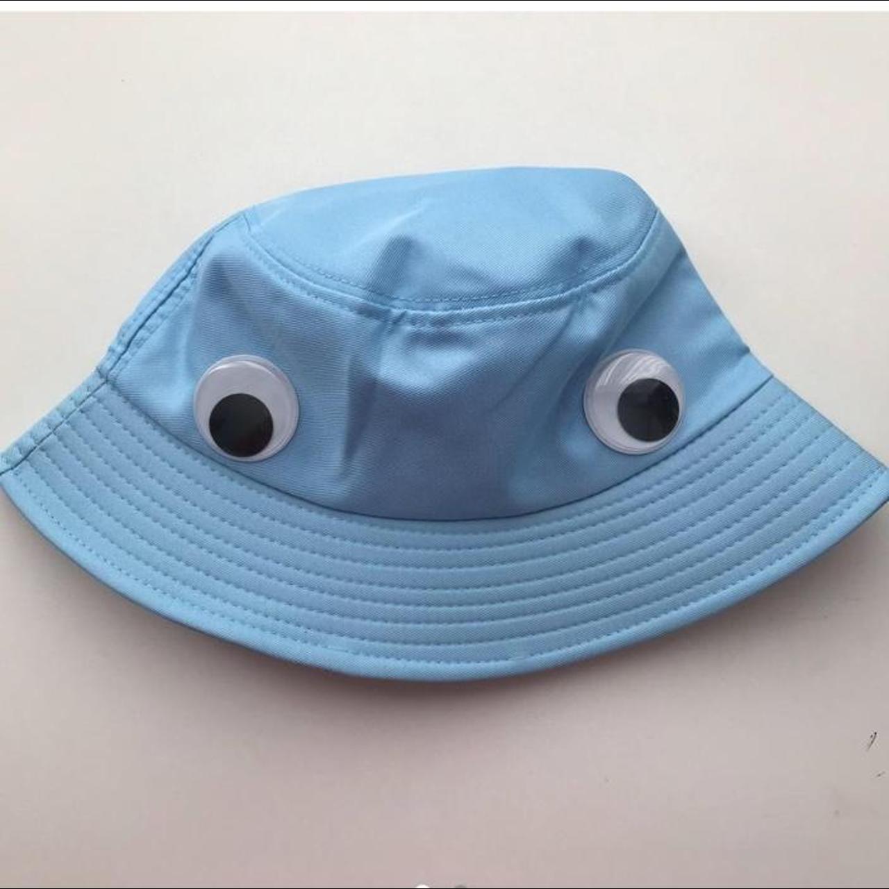 BLUE GOOGLY EYES BUCKET HAT💙👀 🇬🇧FREE UK... Depop
