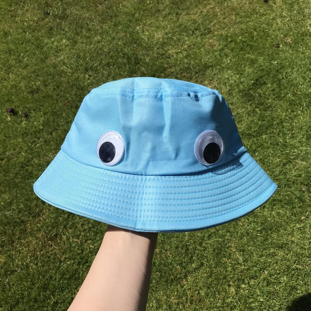 BLUE GOOGLY EYES BUCKET HAT💙👀 🇬🇧FREE UK... Depop