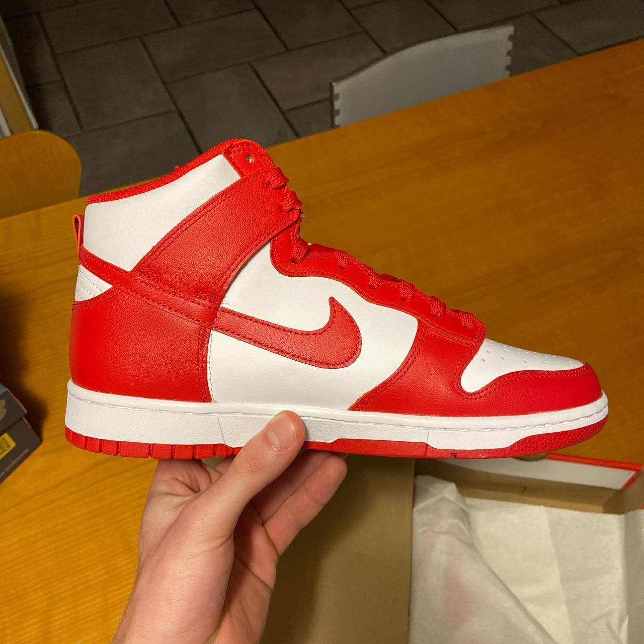 championship red dunks gs