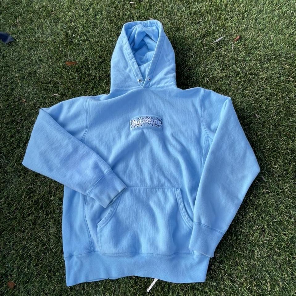 Supreme Gem Hoodie Royal Blue i hate letting this - Depop