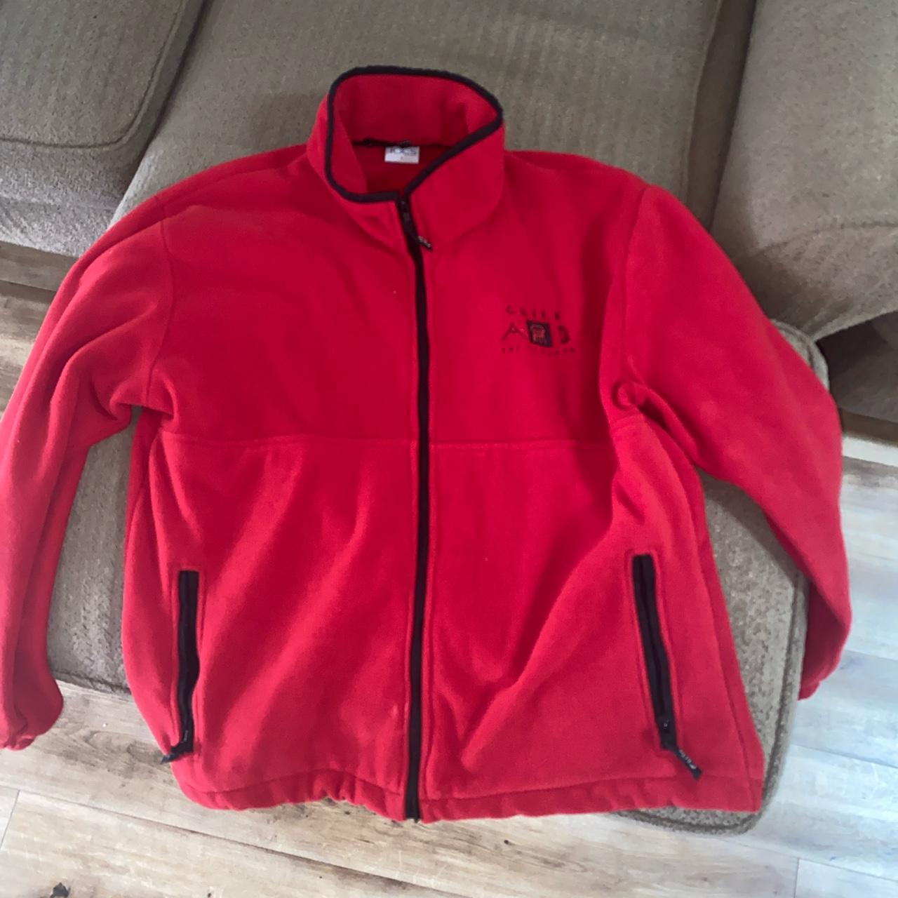 One of a kind Fleece full zip up jacket w collar. Depop