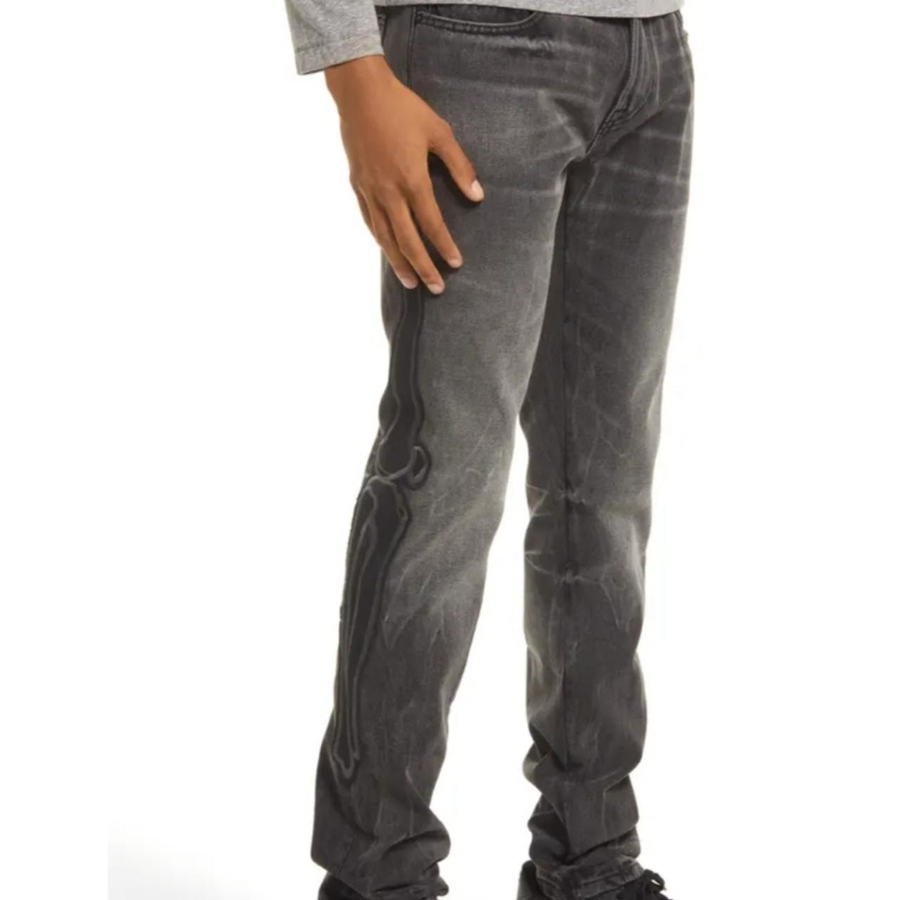 Cult of Individuality Men's Grey and Black Jeans
