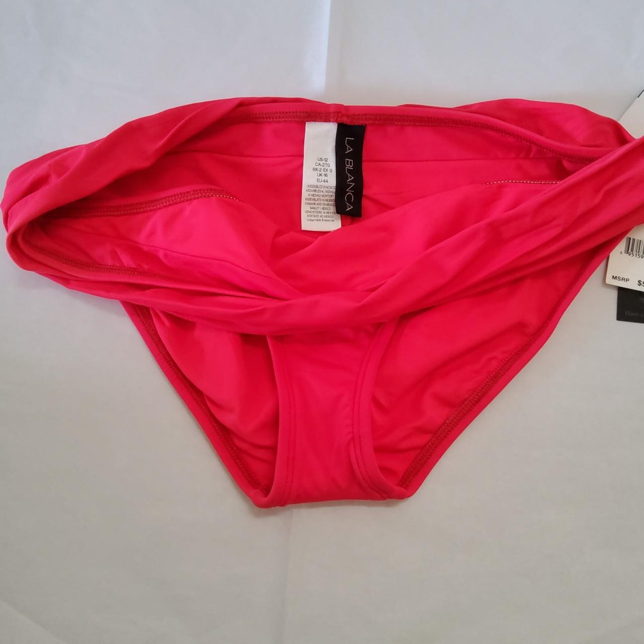 La Blanca Women's Pink Bikini-and-tankini-bottoms | Depop