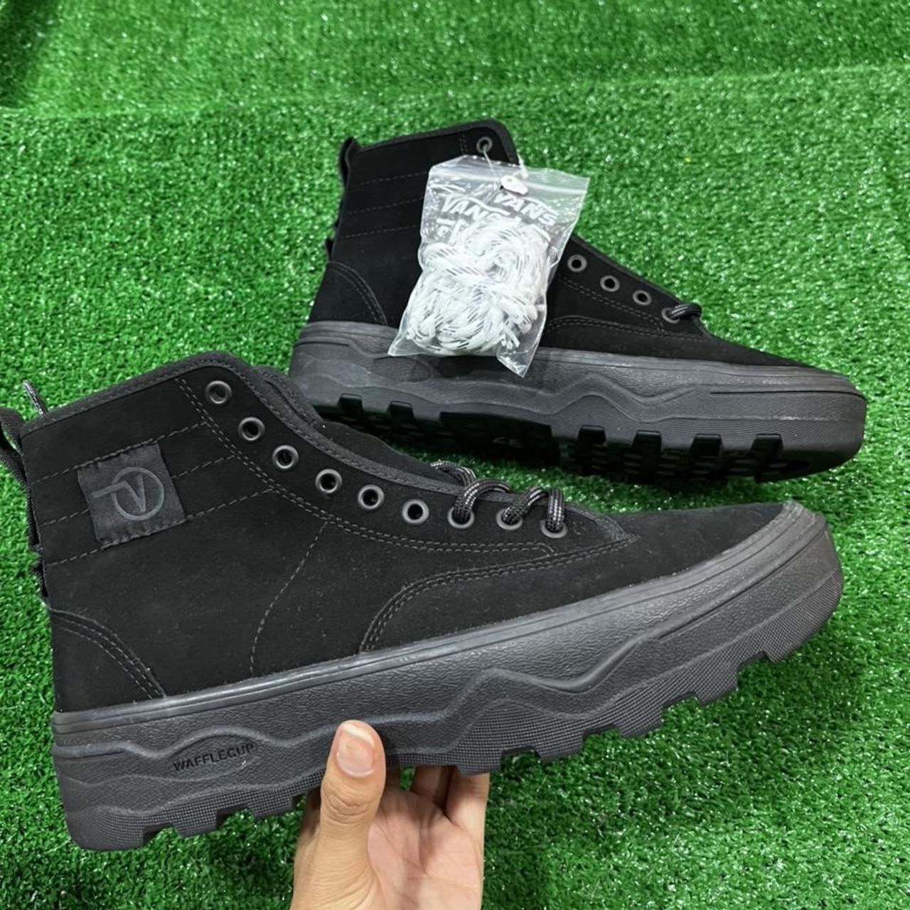 NEW Vans Ultracush Waffle Cup Black High Depop