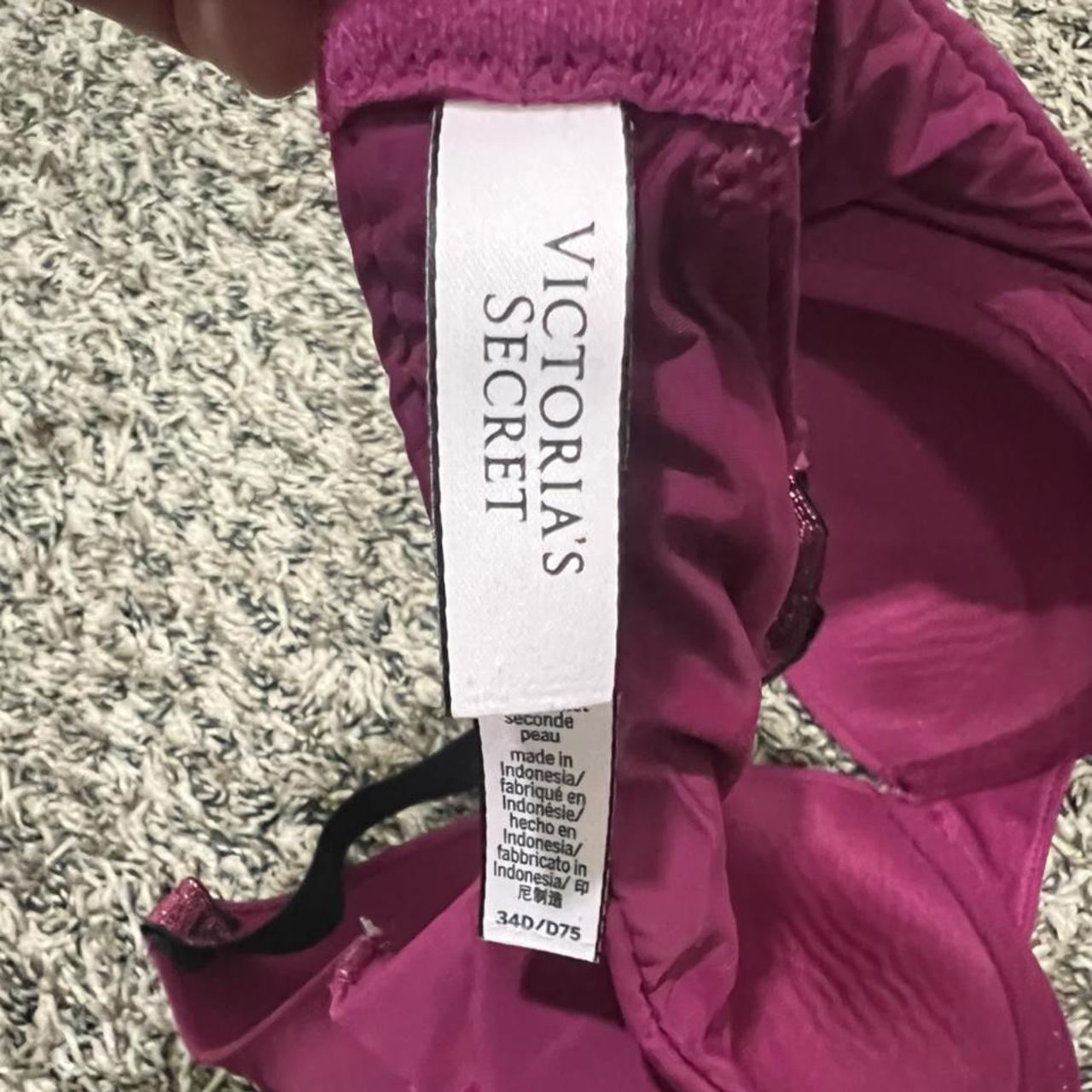 Victoria Secret Bra, purple, 34D #victoriasecret #bra - Depop