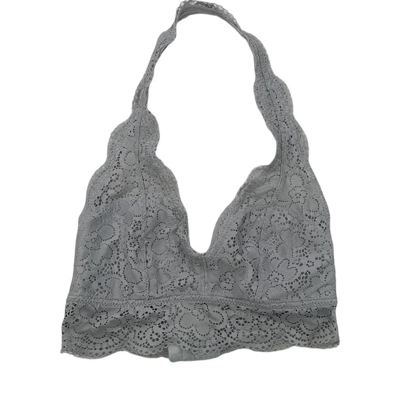 Aerie grey lace bra size XS Great condition I can... Depop