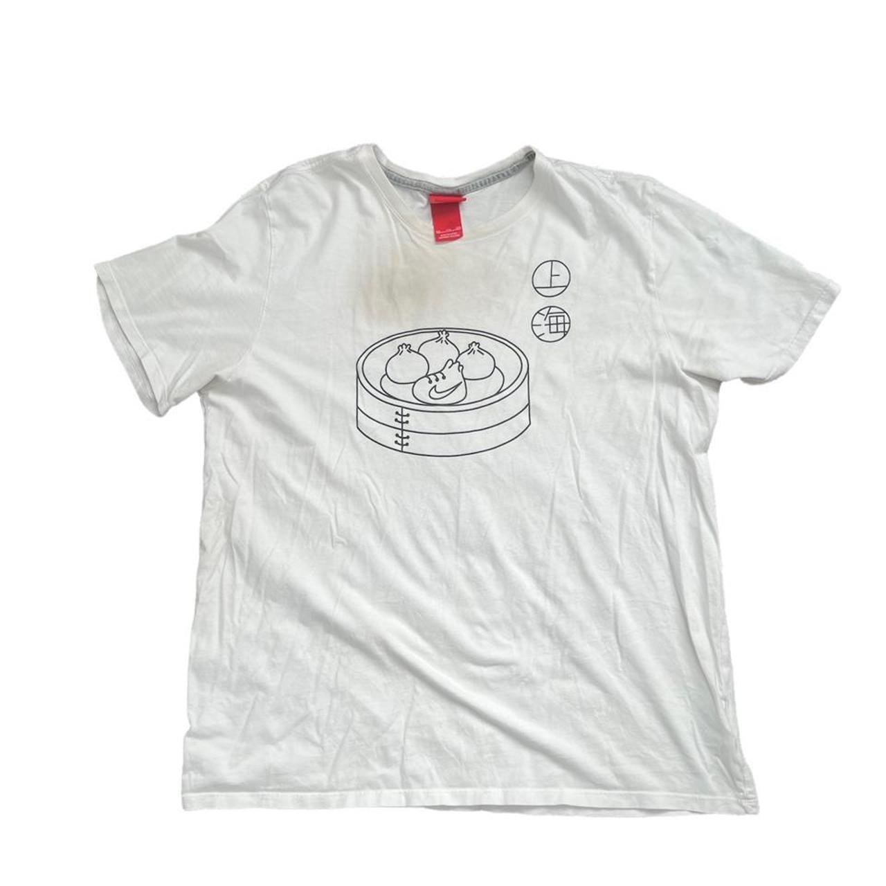 Sastre borroso Terapia Nike white short sleeve tee shirt size xxl dumpling... - Depop