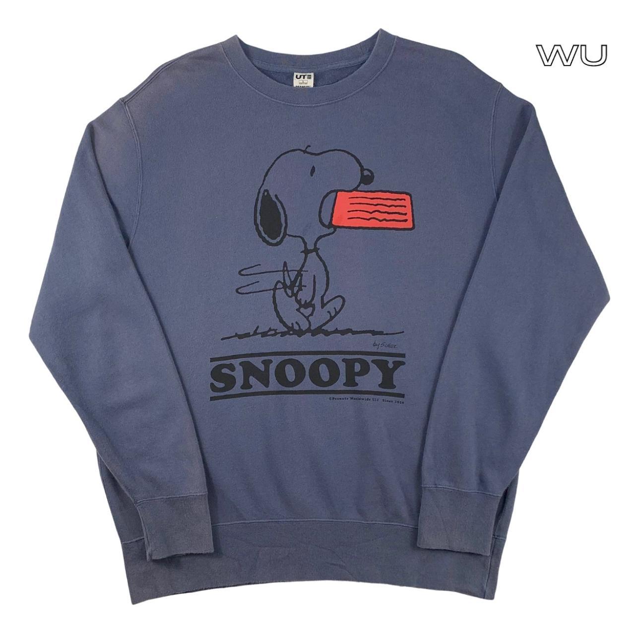 Vintage Uniqlo Ut Peanuts Snoopy Sweatshirt Sweater Depop