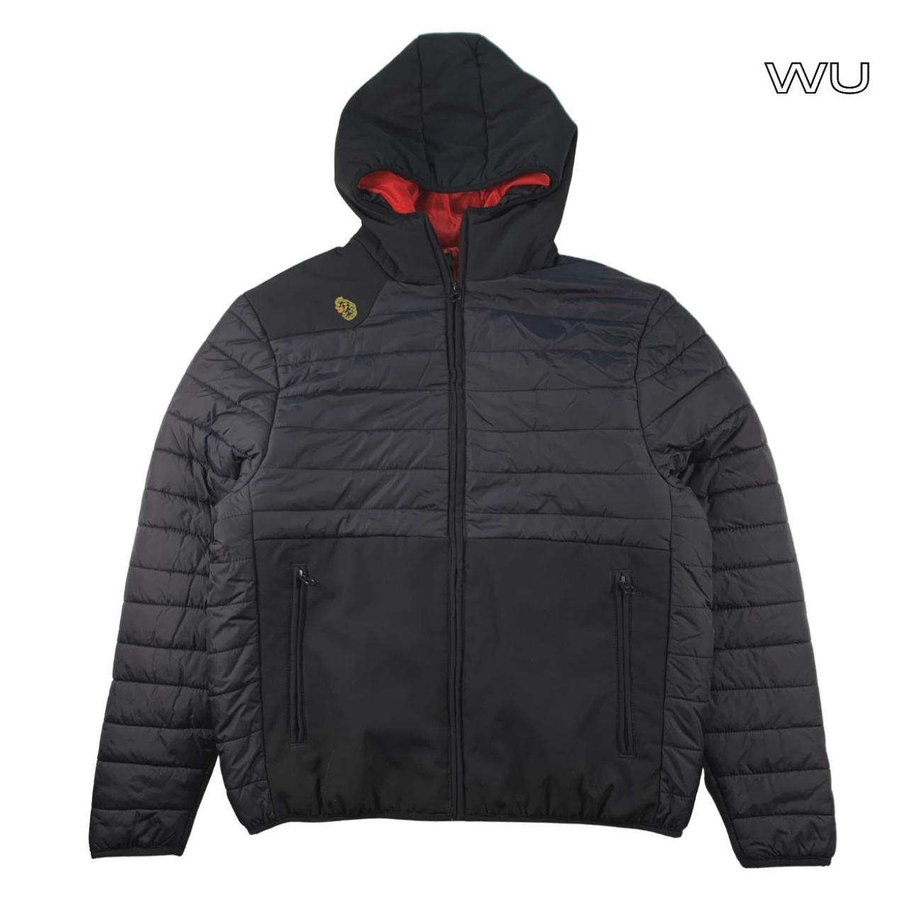 luke 1977 black bubble puffer jacket