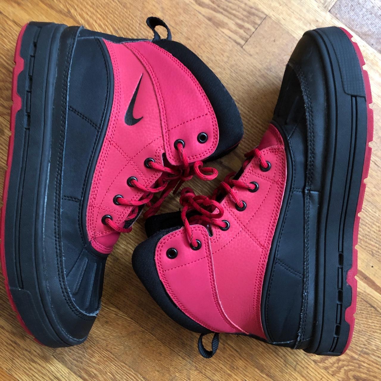 red acg boots