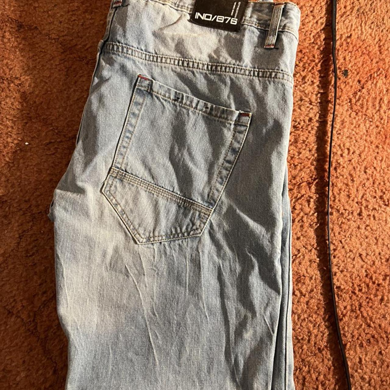 Light blue straight fit jeans very good condition 38L - Depop
