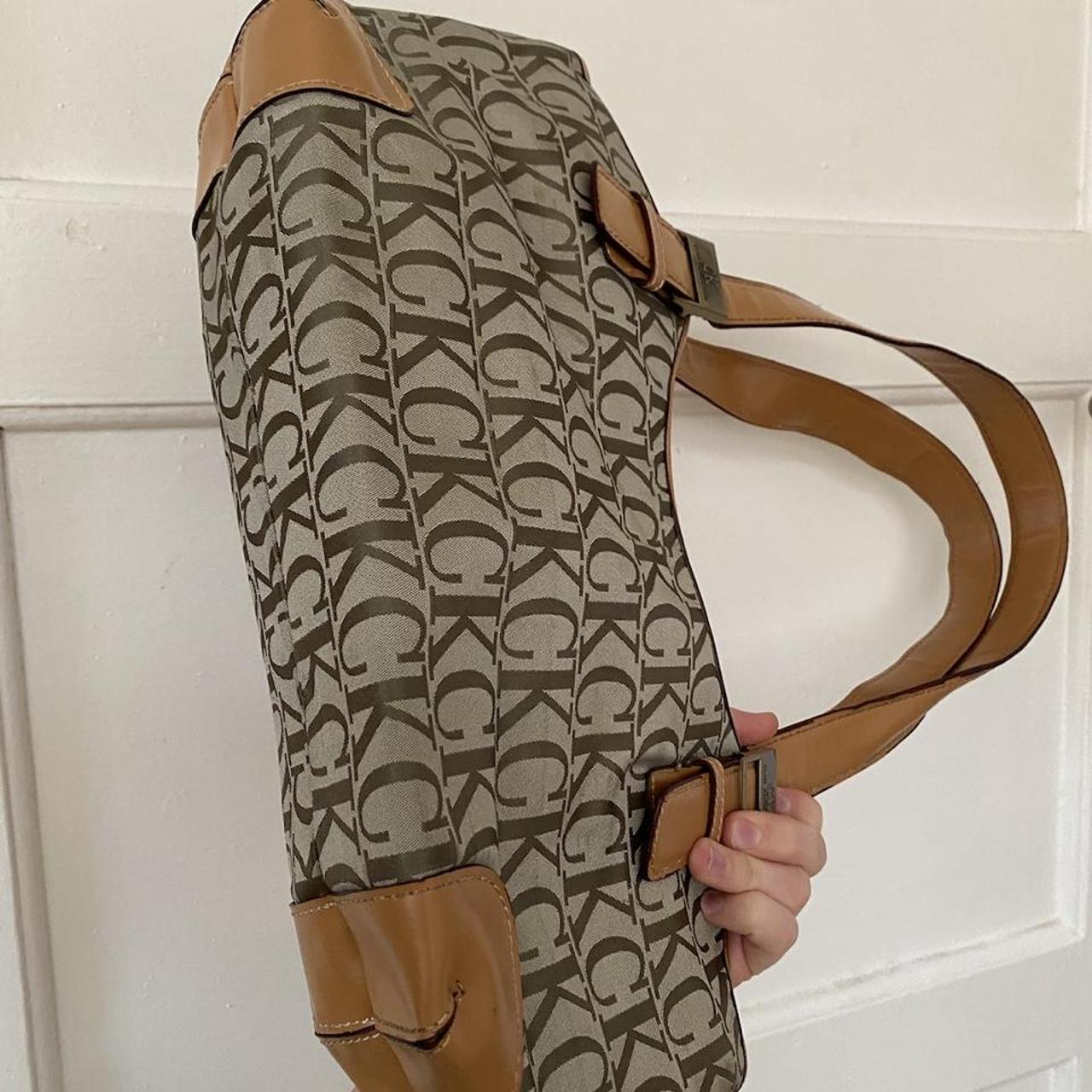 Y2K Vintage CK in Khaki ✨ Label: Cuir Konection  | Depop