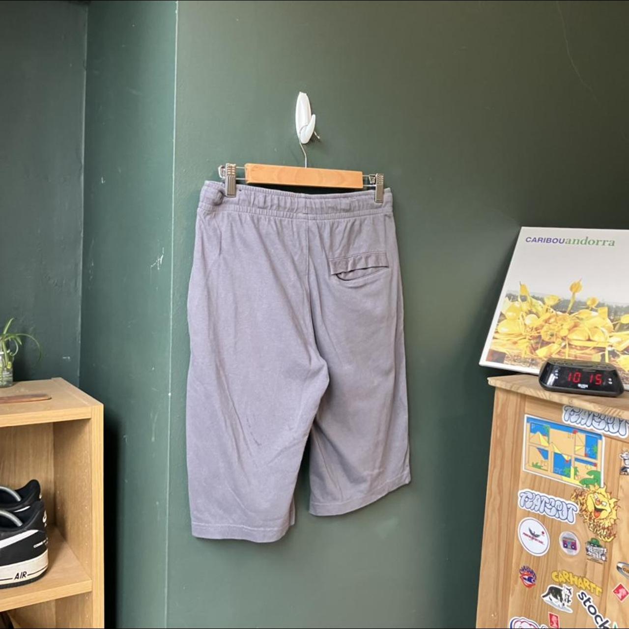 mens grey nike jogger shorts