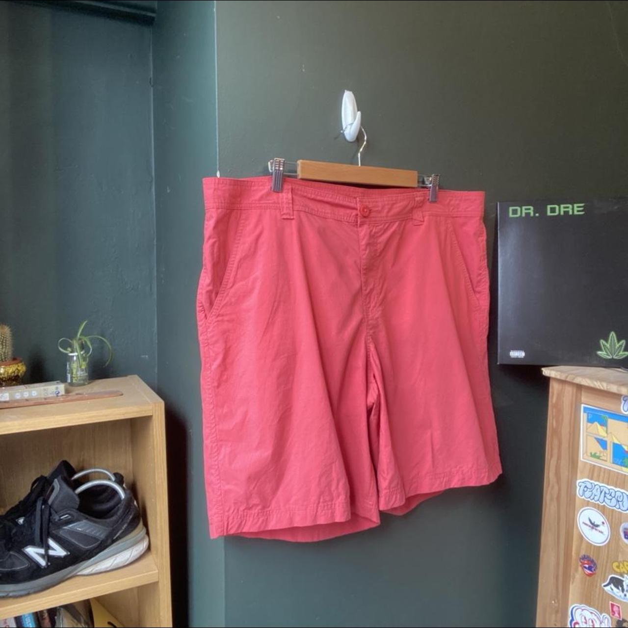 Vintage Y2K Columbia Shorts in Salmon Pink Sick... Depop