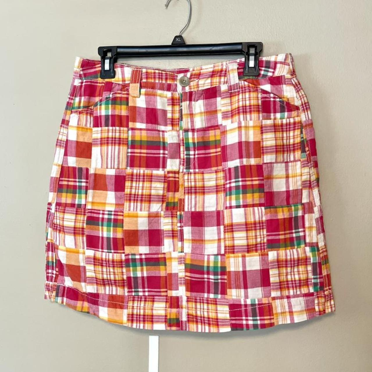 Croft & barrow plaid Y2K skirt with shorts... - Depop