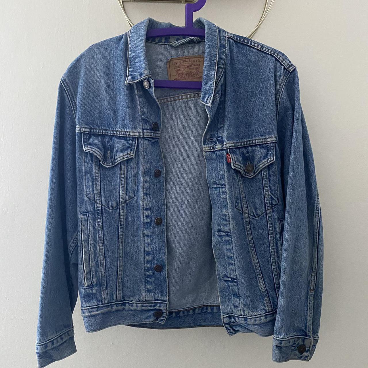 Vintage Levis denim jacket, had quite a lot of wear... - Depop