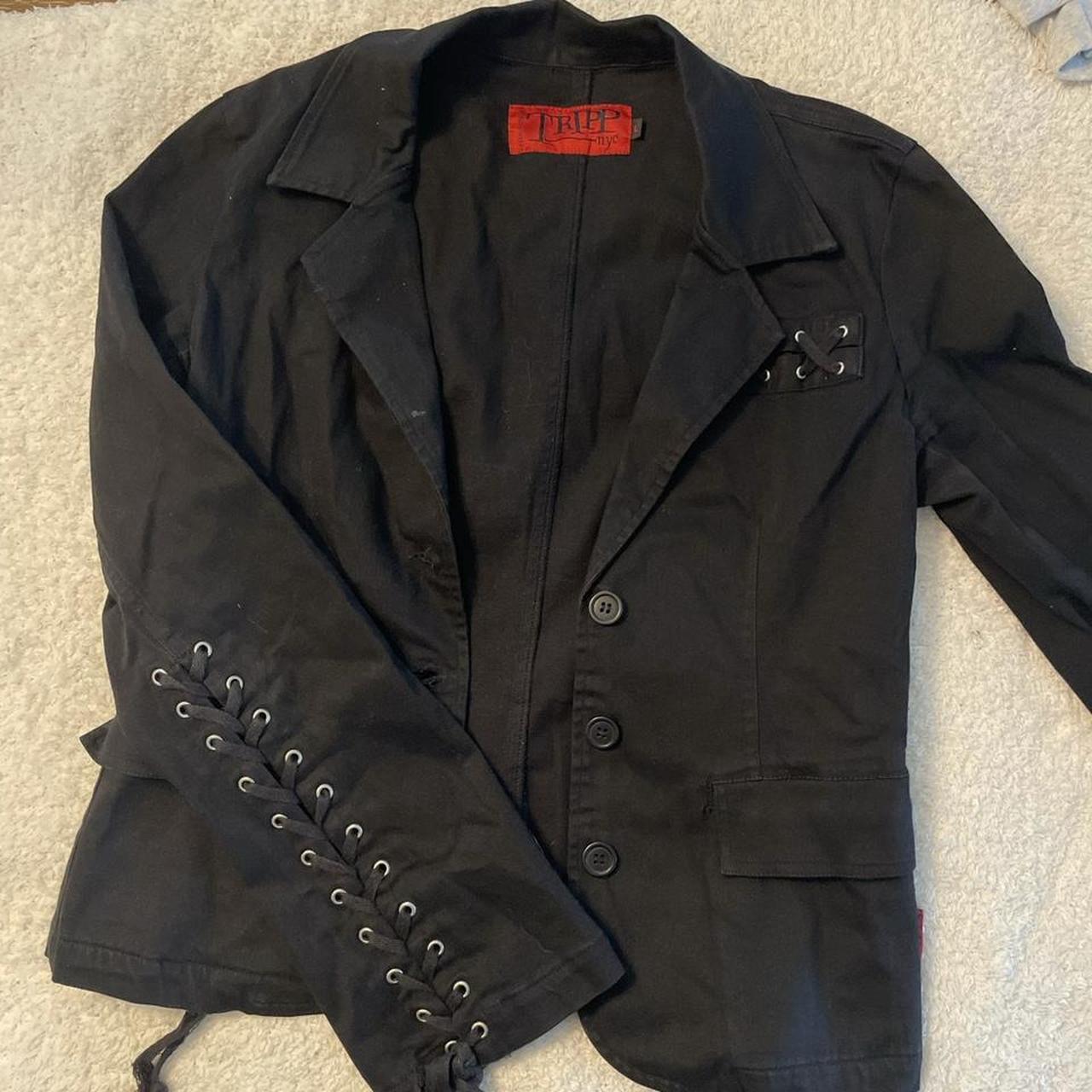 2000’s Tripp NYC Lace Up Jacket there are some... - Depop