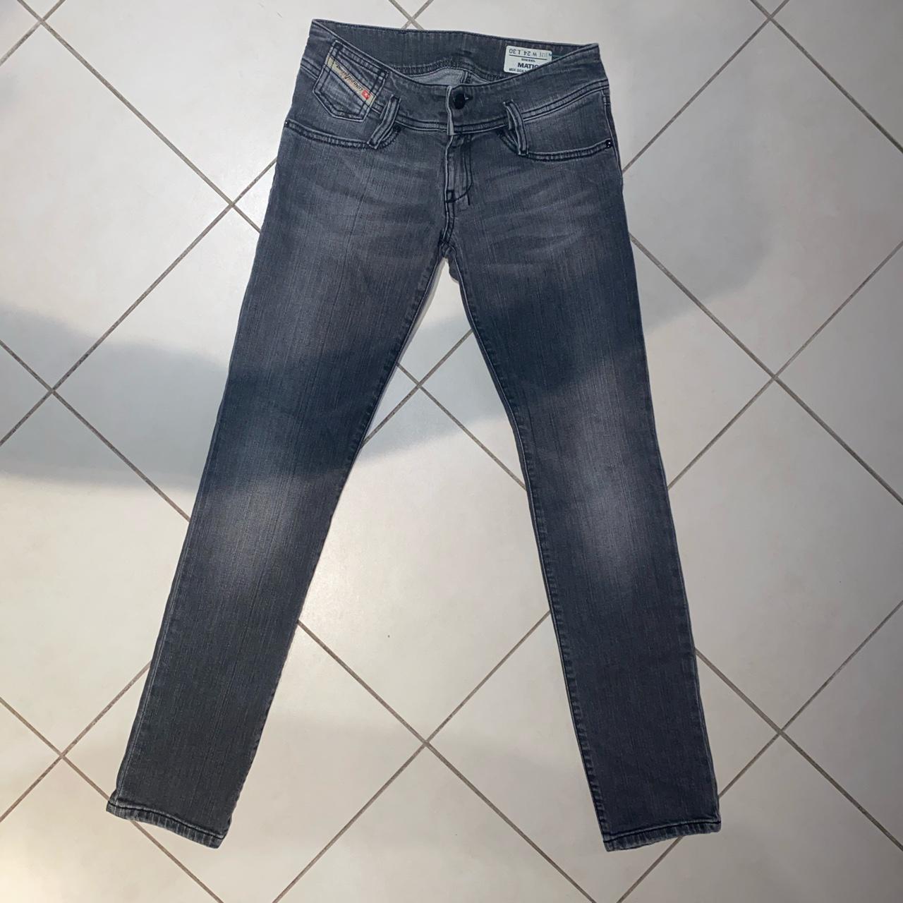 Diesel Women's Grey Jeans Depop