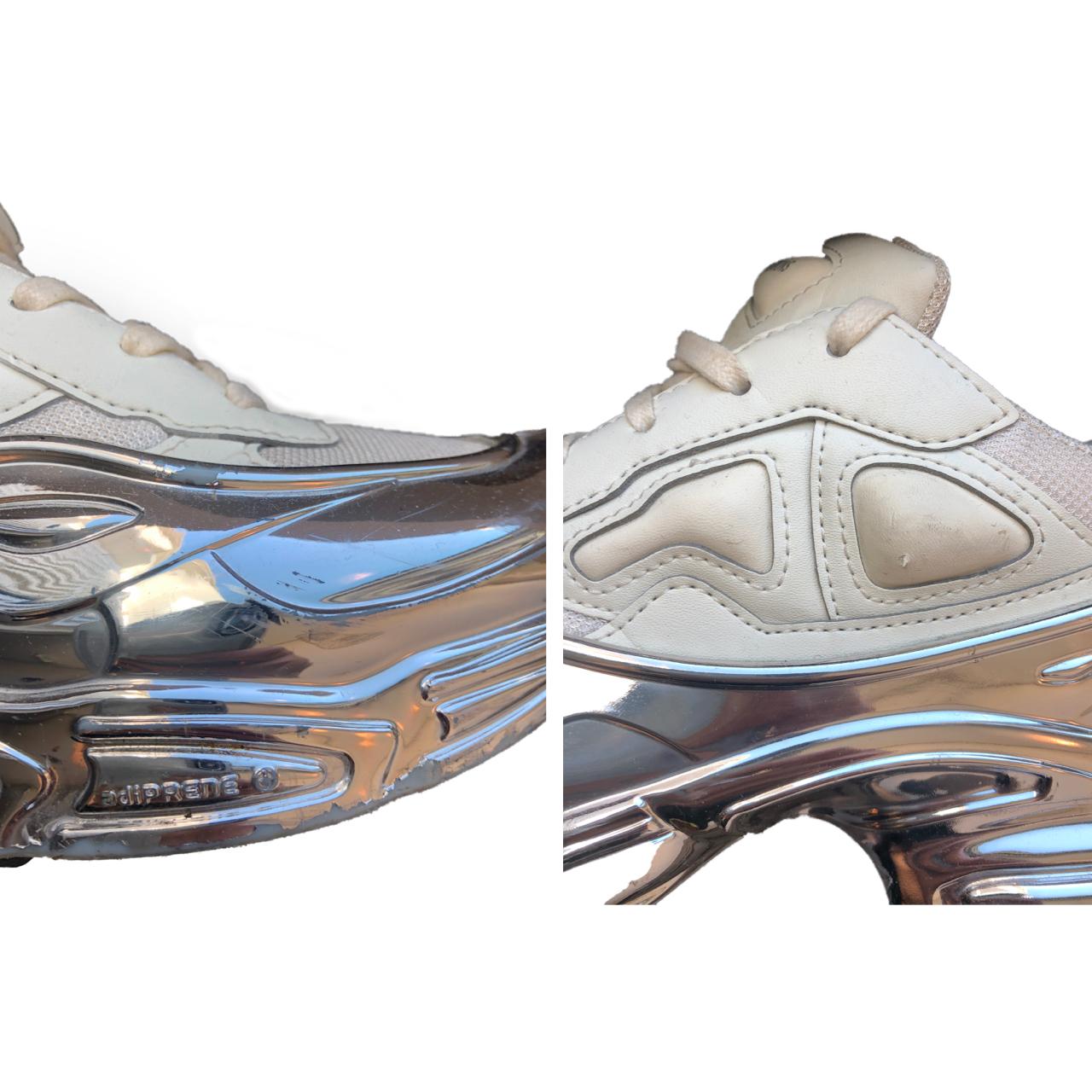 Butter/Chrome Raf Simons. Shoes are 7/10 Box 8.5/10. | Depop